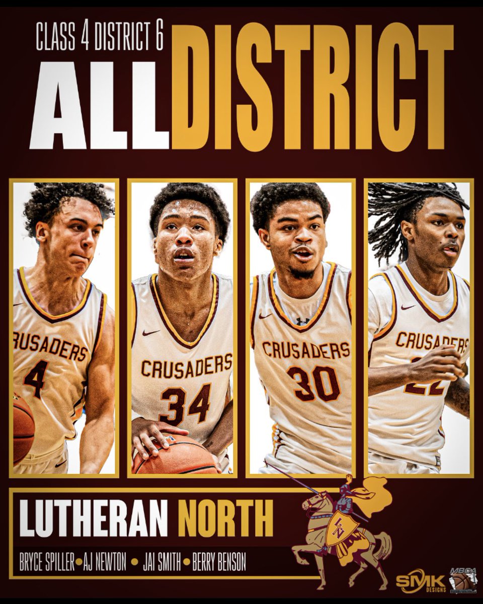 Congratulations to Bryce Spiller, AJ Newton, Jai Smith, & Berry Benson on being selected to the MBCA Class 4 District 6 All-District Team! #TNT💪