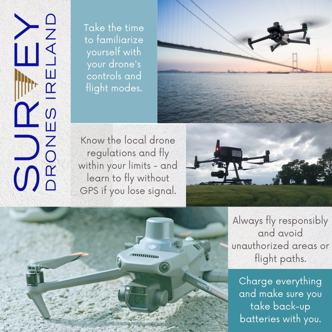 Are you a beginner in the dynamic realm of construction and surveying with drones? Don't worry, we've got you covered with these 6 essential tips to kickstart your aerial adventures! #DJI #drones #droneIreland #IAA #EASA #newdrone #dronetraining #DJIEnterprise #Pix4D