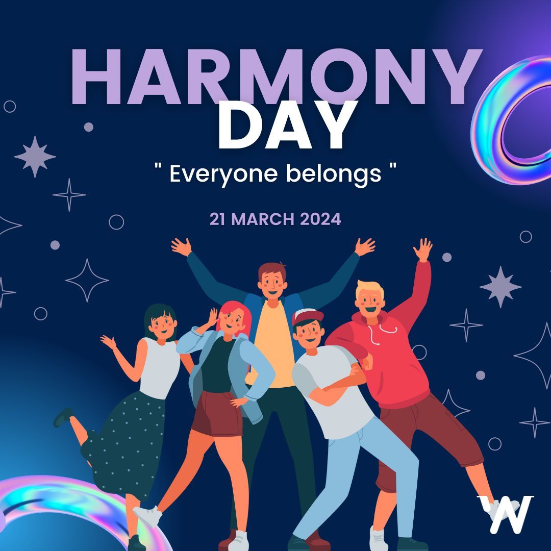 Happy Harmony Day! 🌍✨ Embracing diversity, fostering inclusion, and celebrating the beauty of cultural richness. Let's stand united, appreciating the unique melodies each culture brings to the symphony of humanity. 🎶💙 #HarmonyDay #CelebrateDiversity