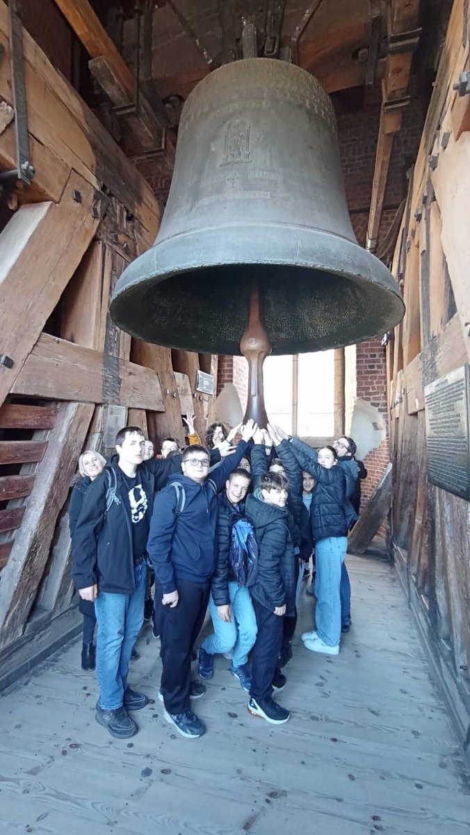 Students in Years 9 & 10 are visiting Krakow, Poland this week. Yesterday they visited the Cathedral in Krakow - putting your left hand on the bell makes your wishes come true! Amazing views of the city too.