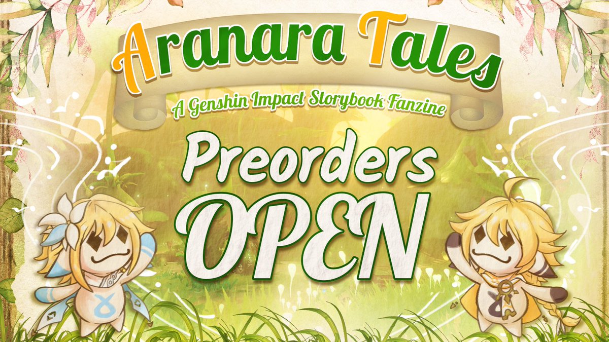 🌳TODAY IS THE DAY, NARA FRIENDS!🌳   The Aranara are happy to invite you in the forest to celebrate the arrival of spring with a whole lot of stories to tell! Visit our shop here aranaratales.bigcartel.com to take part in the festivities, and thank you for all your support!! 💚