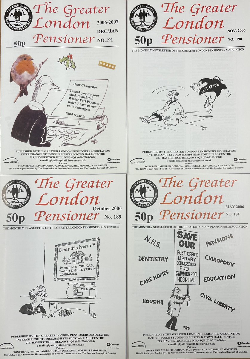 We have a new collection ready for your perusal at the @LdnMetArchives - The Greater London Pensioners Association 🥳🤩 Reference: LMA/4837 (1/3) #PensionActivism #LondonHistory #Archives