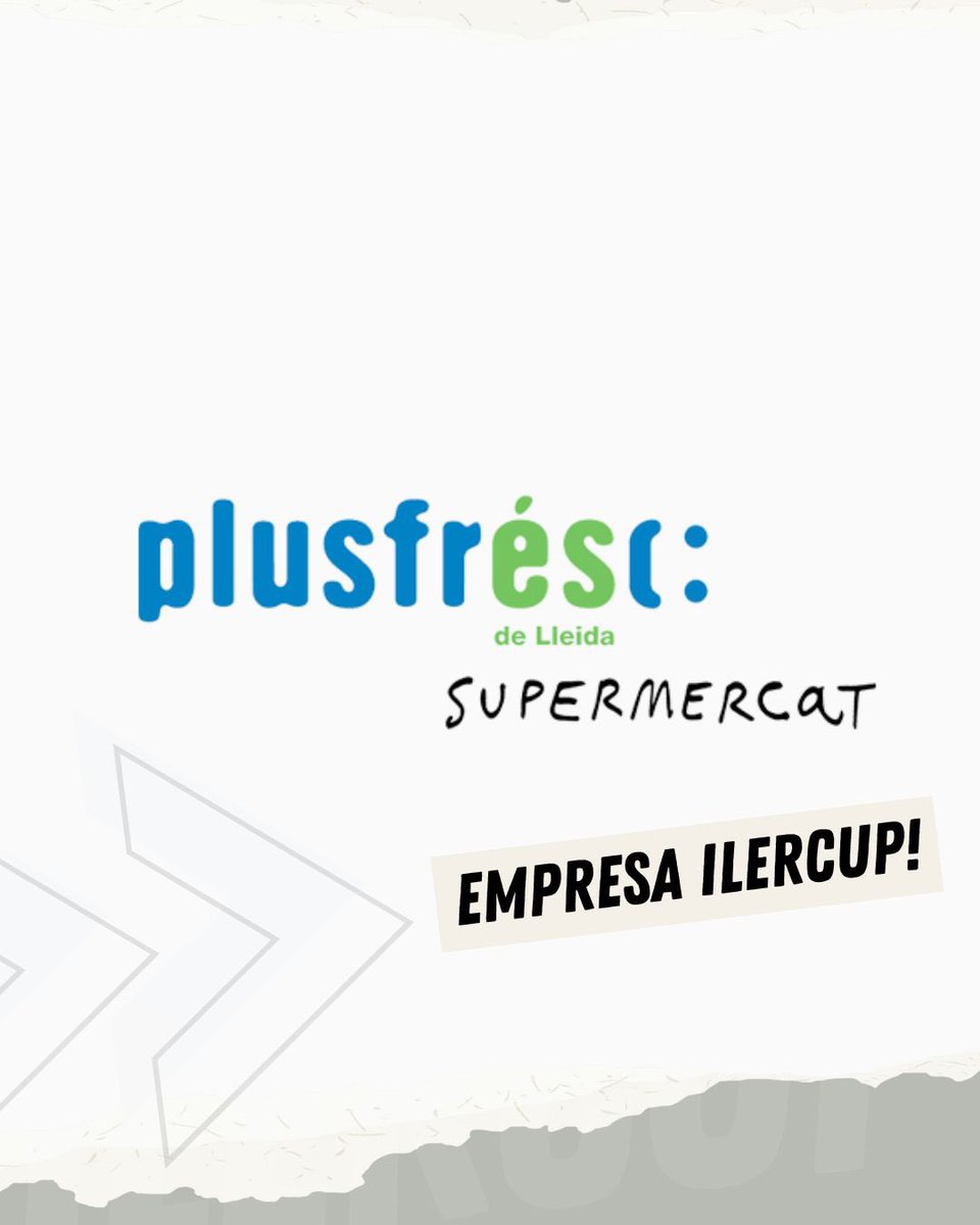 Ens fa molta il•lusió anunciar que… 🥁🥁🥁

🏪 <a href="/Plusfresc/">Plusfresc</a> és la primera empresa en unir-se a <a href="/ilercup/">IlerCup</a> !

🍏🍐 De Lleida i sempre donant suport als projectes de casa nostra. 

Gràcies PLUSFRESC. 

#ilercup #lleida #futfem #esportslleida #futbolfemení #futbolfemeni #donaiesport