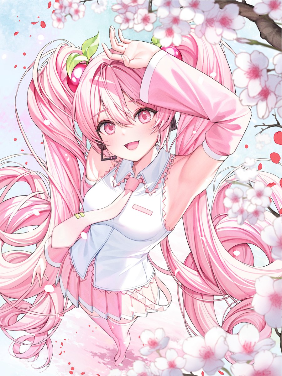 春🌸 #初音ミク #桜ミク