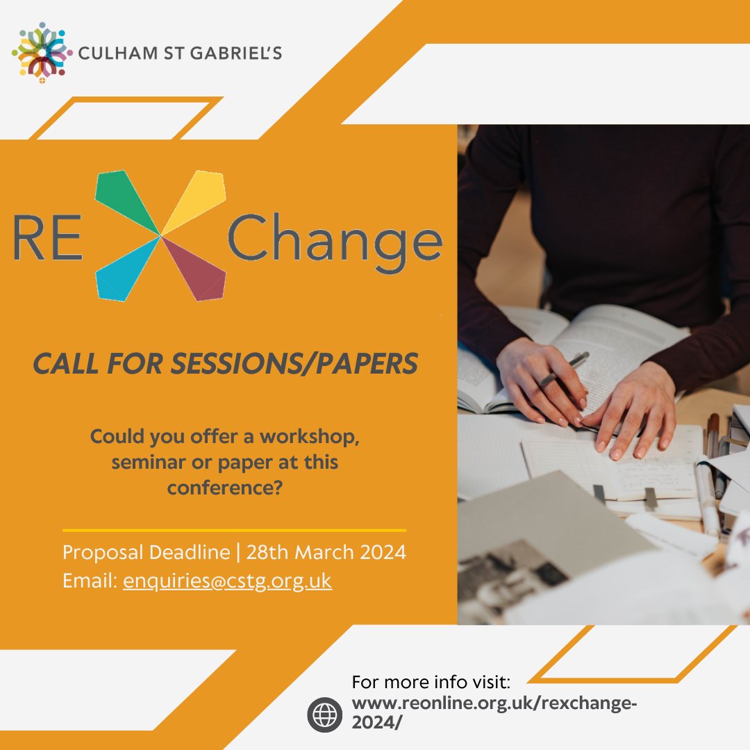 One more week until proposals for RExChange are due! Have you recently translated a piece of research that can be used for teachers to apply in their own classroom contexts? We want to hear from you ⬇️ ow.ly/uUKo50QF1zN #TeamRE #Research