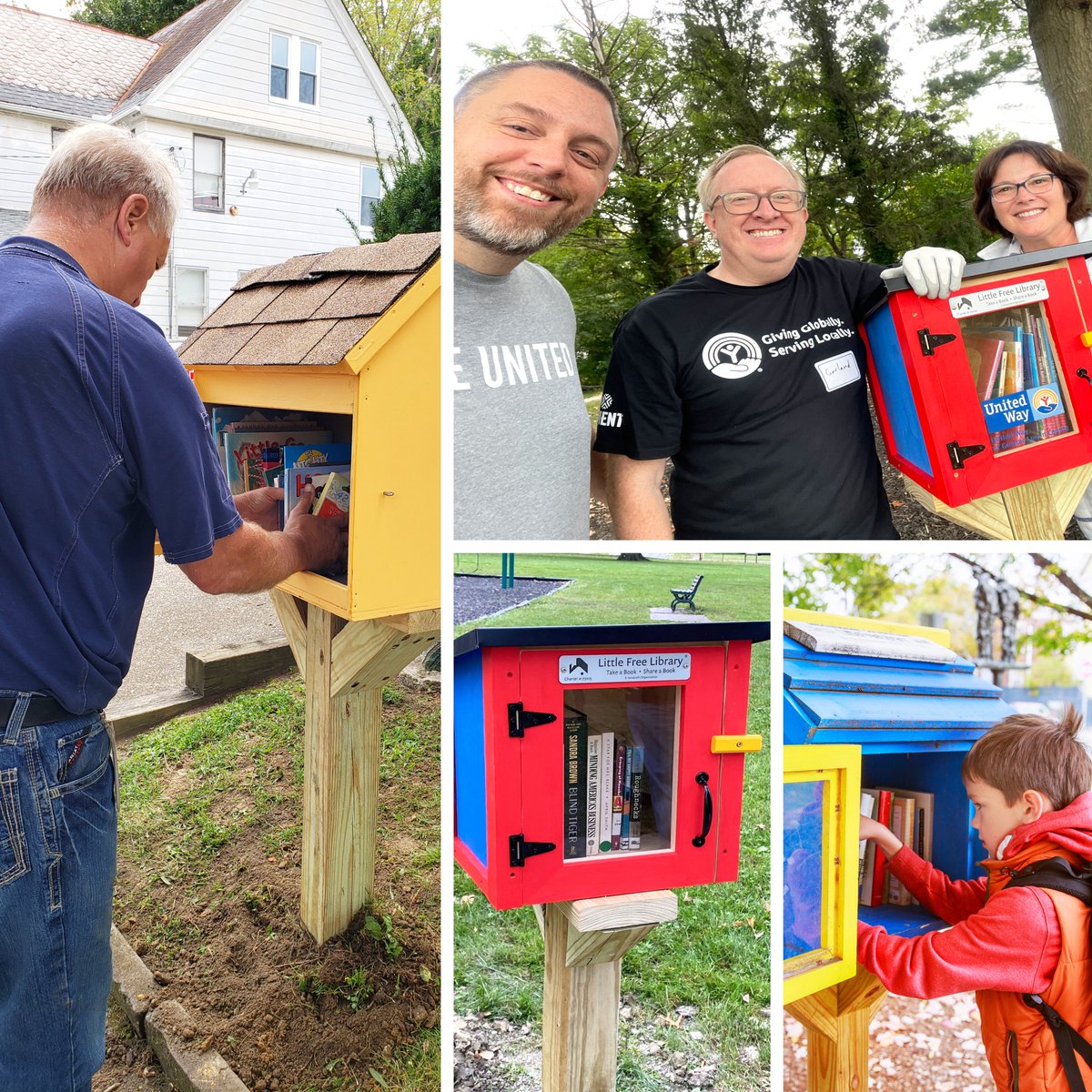 Did you know United Way is the proud steward of 29 Little Free Libraries in our community! Free Libraries are stocked and maintained by us, for you. Because we believe that access to books shouldn't be limited by location. Visit uwloraincounty.org/little-free-li… for locations!