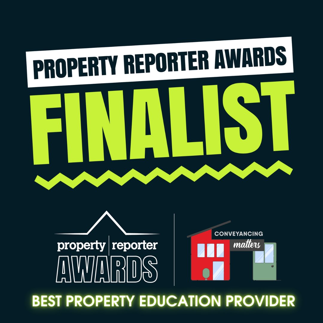 We're a finalist at the @propertyr Awards for Best Education Property Provider! 🌟

We're looking forward to the ceremony next Thursday in London 🏆

#ConveyancingMatters #PRA24 #podcast #conveyancing