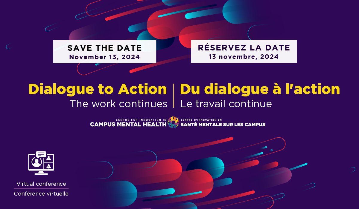 CMHInnovation's tweet image. 1/4 The #CICMH Annual Virtual Conference is back and will take place on November 13, 2024!