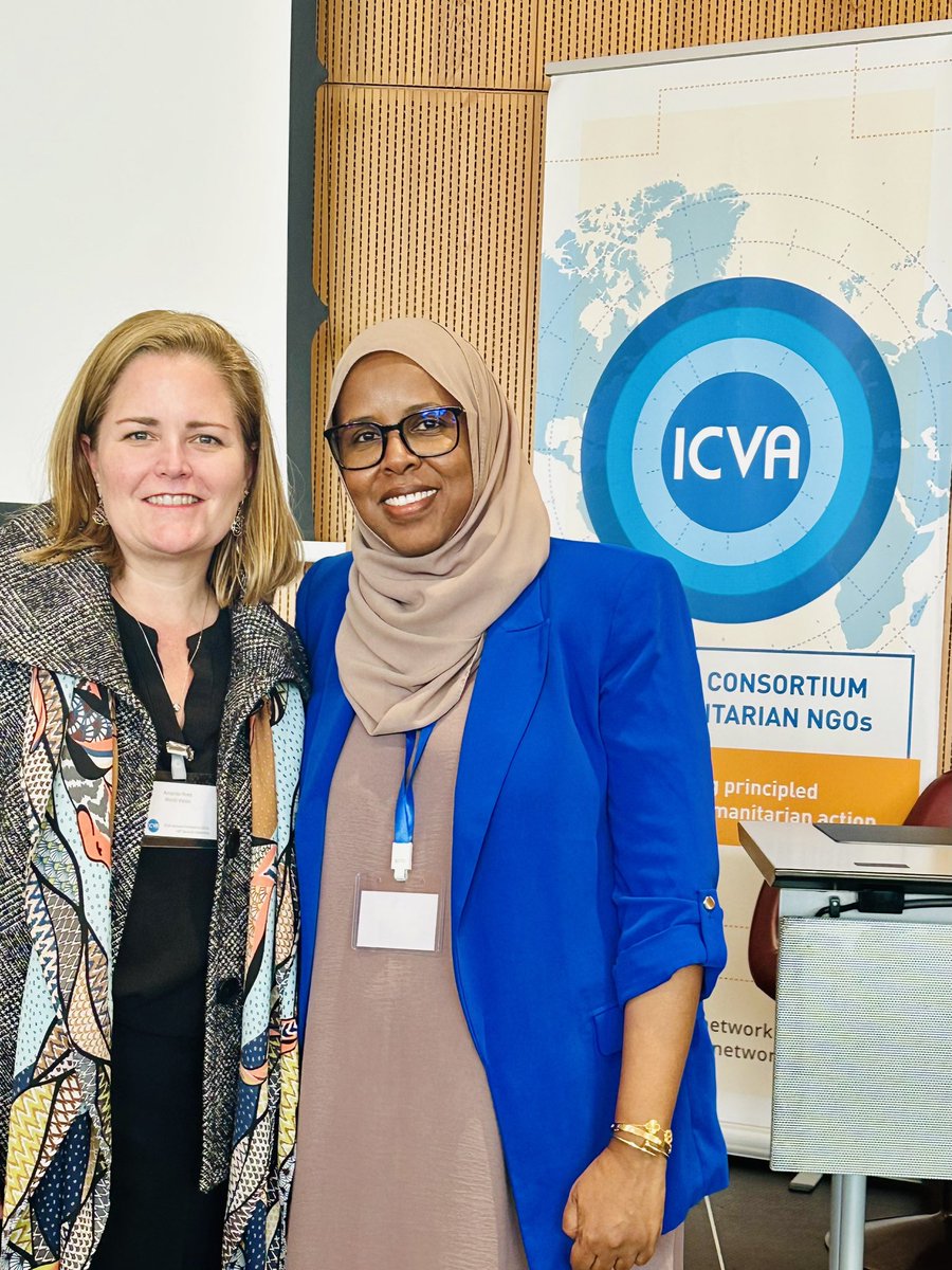 Congratulations to the new <a href="/ICVAnetwork/">ICVA | International Council of Voluntary Agencies</a> Board Chair <a href="/NimoA_Hassan/">Nimo Hassan, MBE</a> committed to maintaining “the spirit of who we are serving and why we are here”