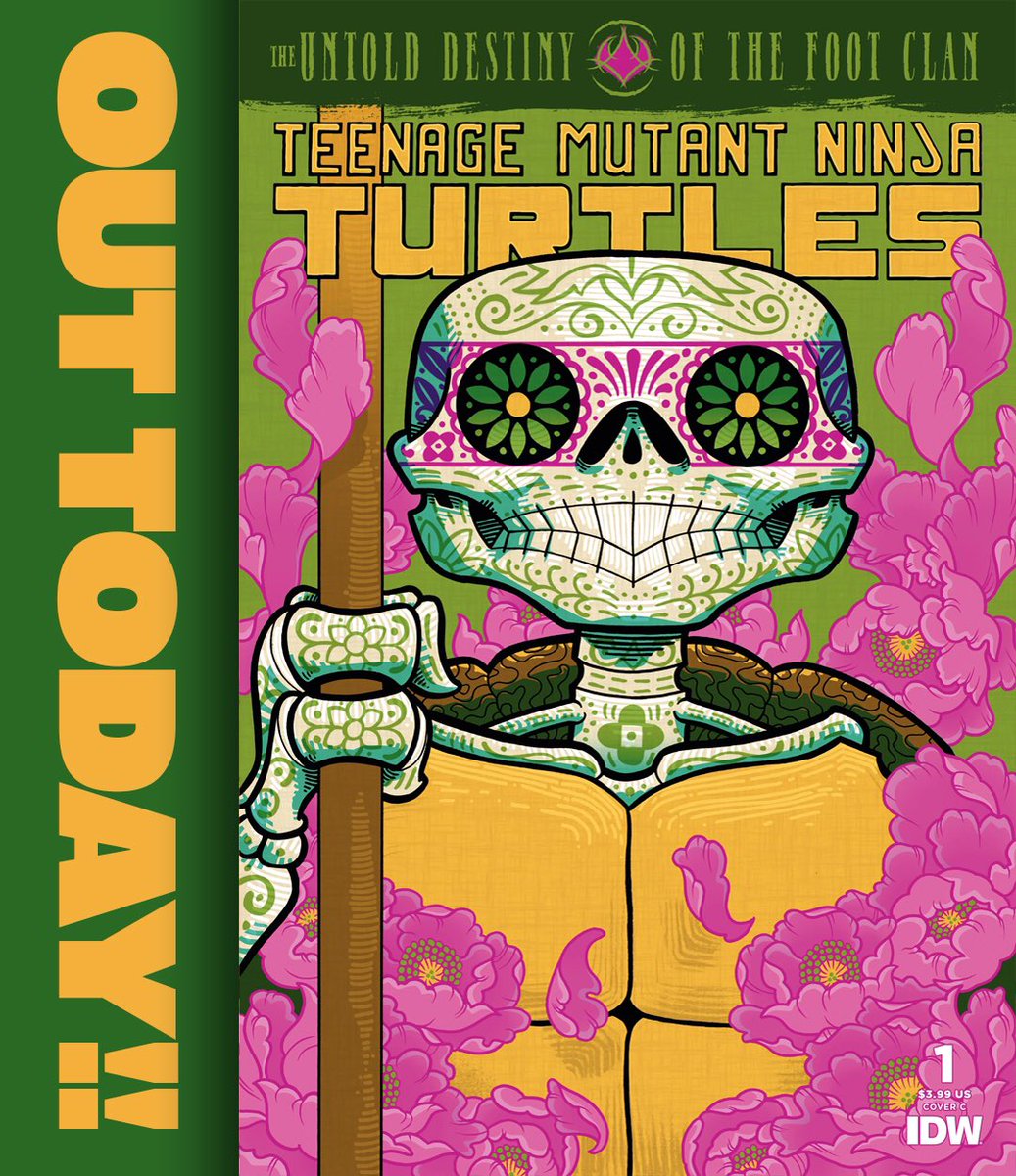 The last of my TMNT Dia de Los Muertos covers is out TODAY!
.
#tmnt #teenagemutantninjaturtles #diadelosmuertos