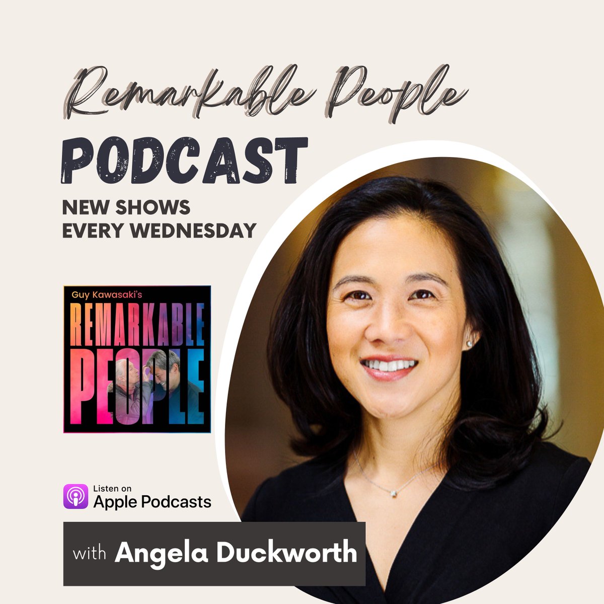 This week, psychology icon Angela Duckworth returns to the podcast! 🧠 Tune in as she shares her latest wisdom on understanding ourselves in order to grow: bit.ly/4alHj1e