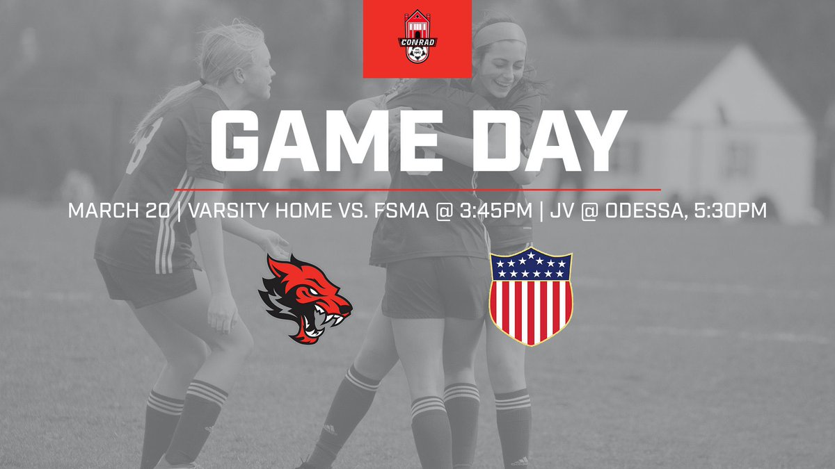 Girls LAX and Varsity soccer have their home openers today! Both games are at 3:45pm at Conrad. JV soccer is heading to Odessa to play at 5:30pm. Good luck ladies!