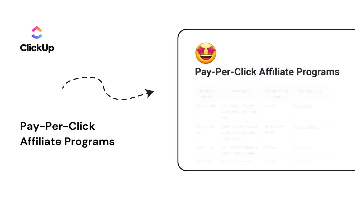 heyyavaryy's tweet image. Affiliate Programs are the best way to earn $$$
And cherry on top is you don't need to master it
But only if you know the right programs
To help you I created list of Pay-Per-Click Affiliate Programs
Like, Repost & reply "Me" & I'll DM link
(Must be Following so I can DM)
