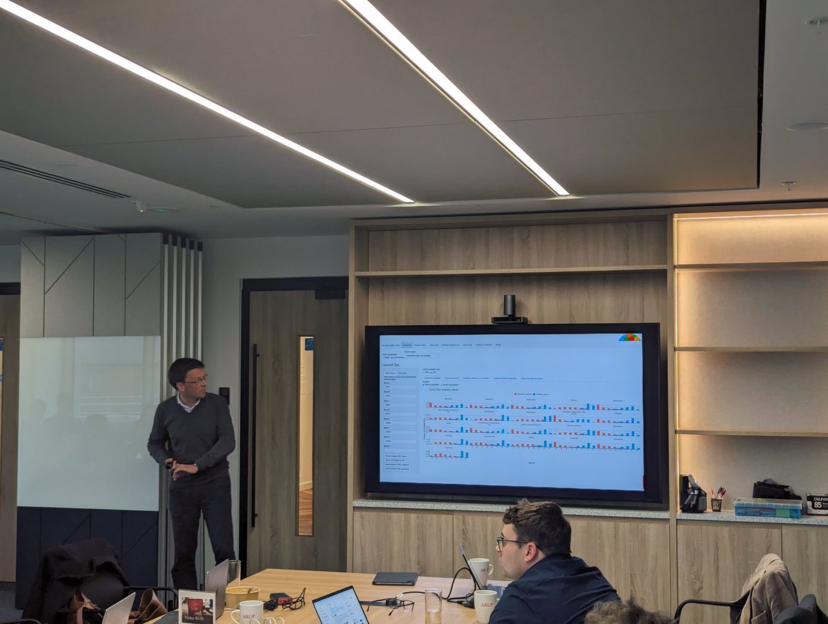 @ChristianSpence Economic Data Lead at @OpenInnovates showing us how we can work with almost live data infrastructure to make better and quicker decisions.