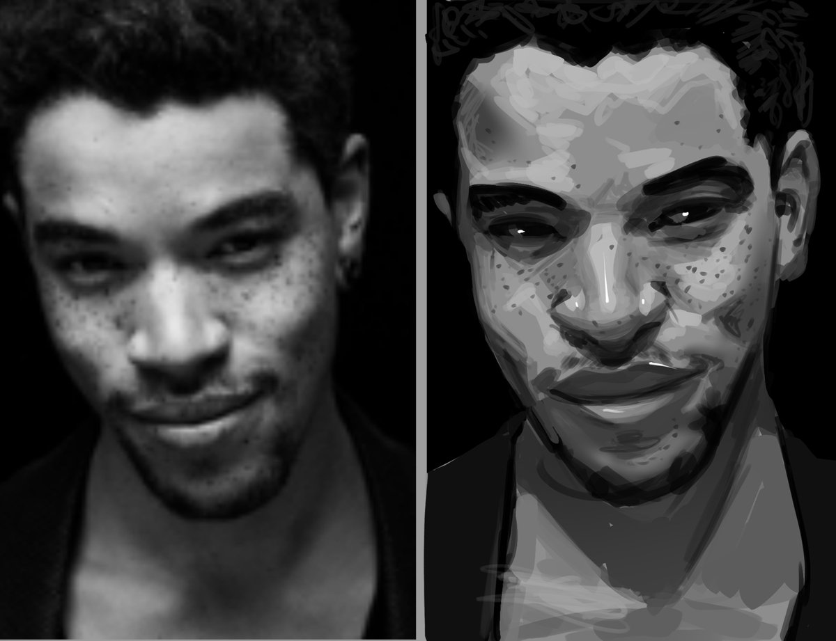 Turqoisedude's tweet photo. some value studies https://t.co/v059sXYKXR