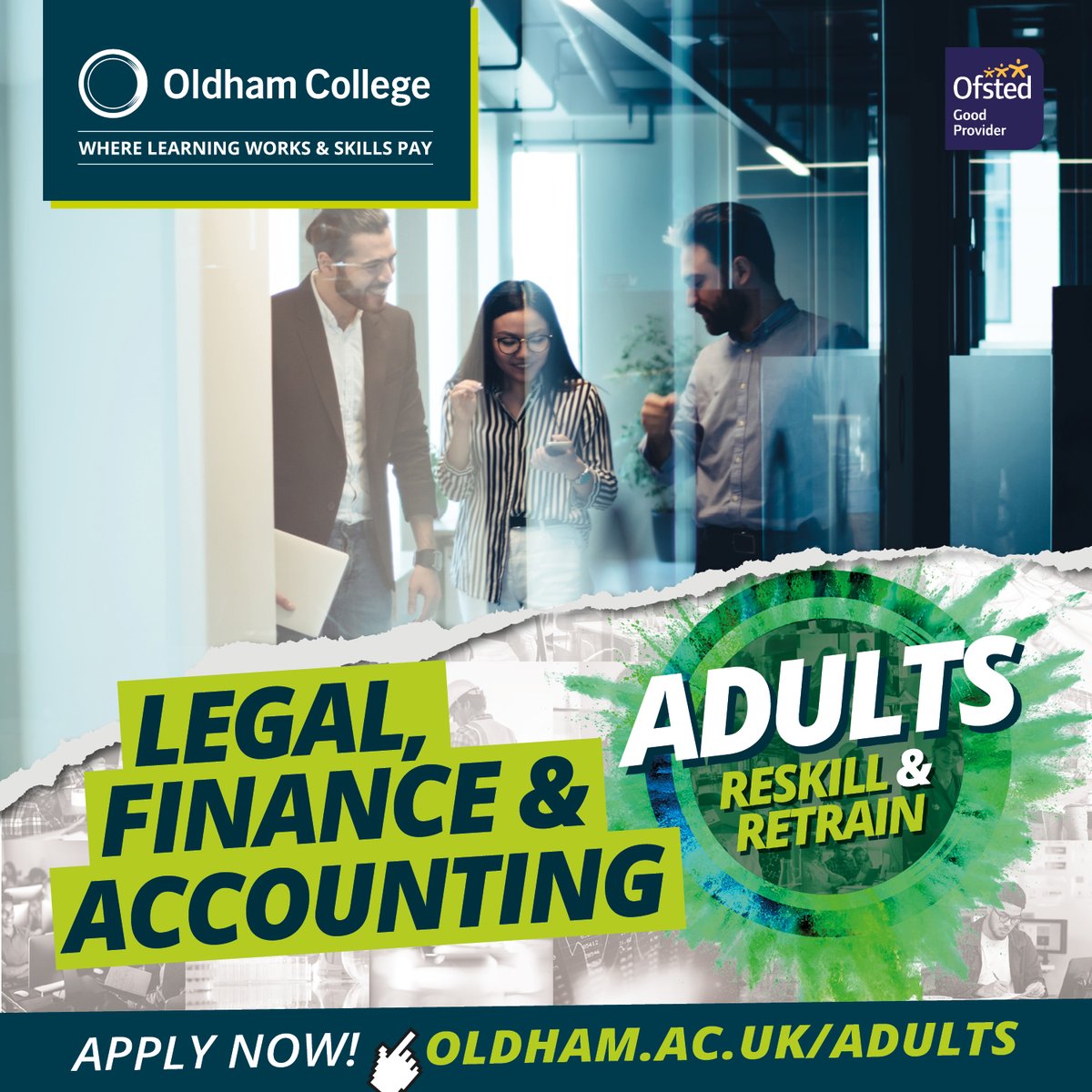 Could 2024 be the year you pursue a career in Legal, Finance or Accounting? 💭 Our adult courses are for anyone aged 19+ who would like to make a career change - or upskill in their current role. Browse courses and apply: ow.ly/a1FQ50QG78m