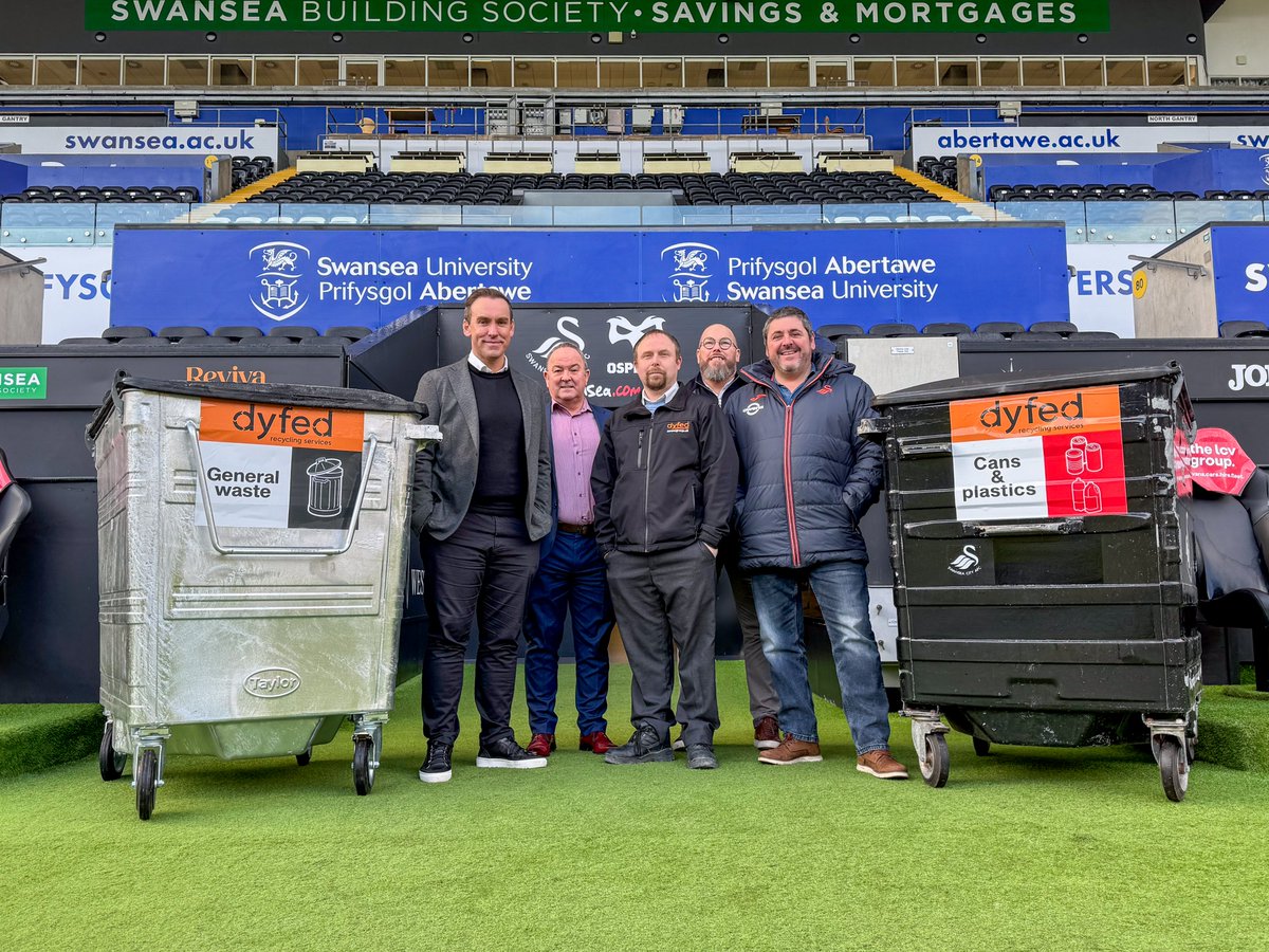 Swansea City is delighted to announce a new partnership with @DyfedRecycling which will see the club’s sites become greener and more sustainable by improving its waste management.🤝 👉 swanseacity.club/3IQRejz