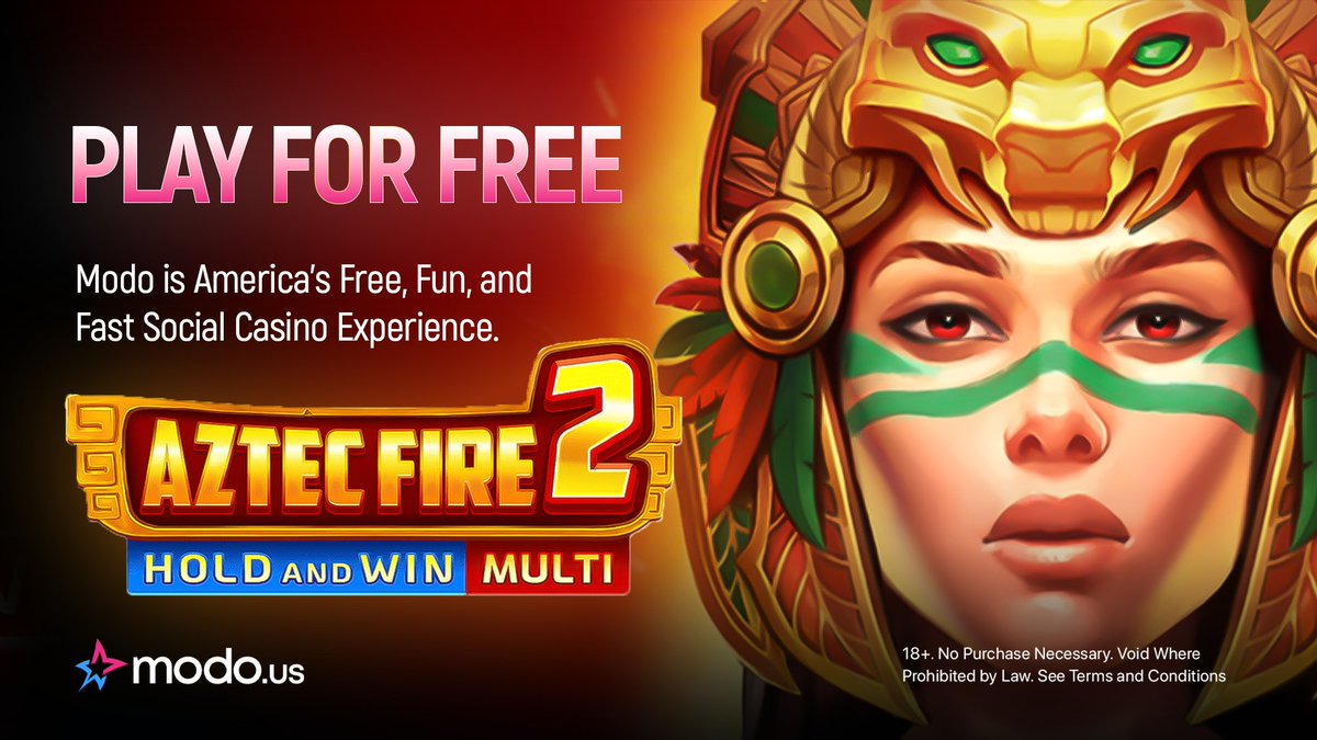 modo_casino's tweet photo. Embark on an epic adventure and uncover treasures in Aztec Fire 2 Hold and Win!
Play now at https://t.co/3UWyexG2U3 and ignite your winning streak! ๐ฅ๐ฐ
#Modous #AztecFire2 #BigWin https://t.co/YtDTEHW2yR