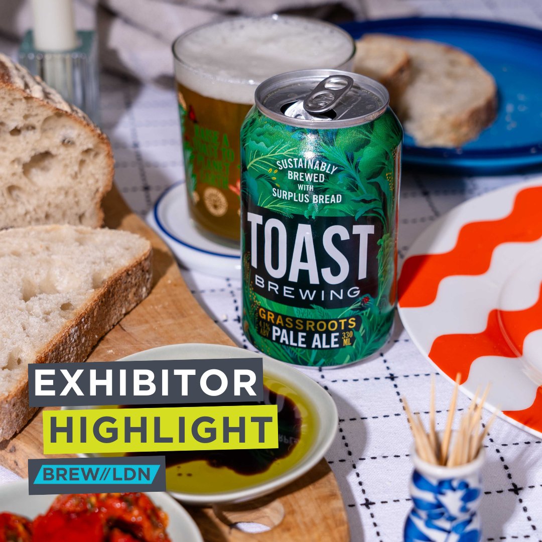 At Brew//LDN 2024, we're excited to showcase Toast Brewing, a visionary brewery with a compelling mission that's as refreshing as their beer. Don't miss out on trying some of Toast Brewing's awesome brews! Grab your tickets today at loom.ly/Wq_JM38 #BrewingWithBread