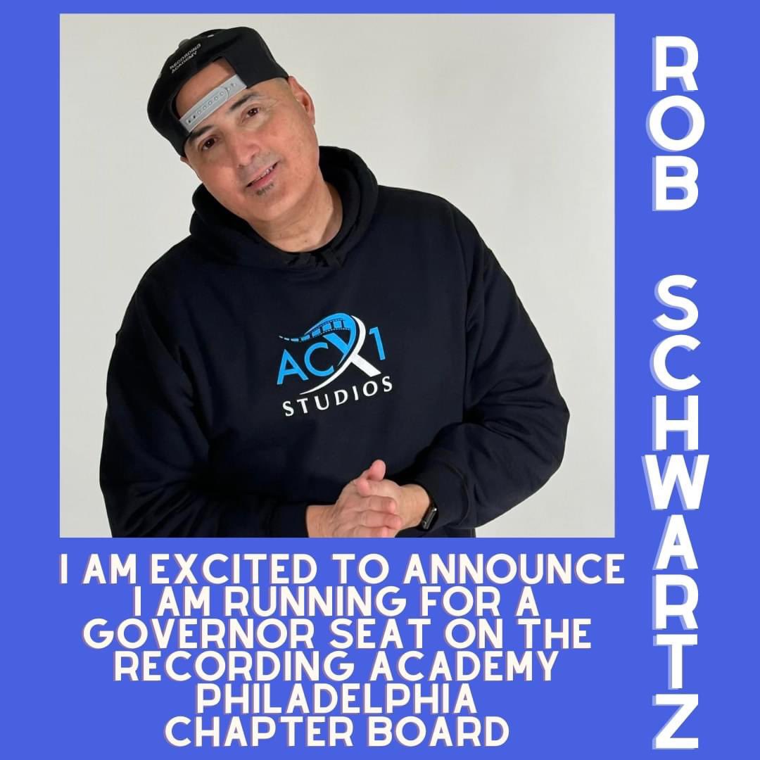 I am running for a Governor seat on the Recording Academy Philadelphia Chapter Board. #RepresentingTheAcademy @RecordingAcad