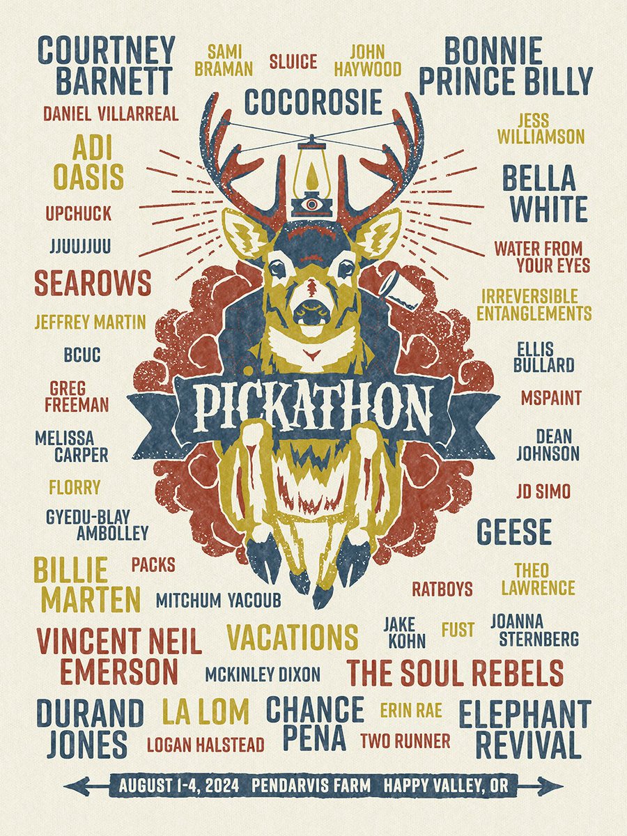Pickathon on August 3rd & 4th 🌲🌲