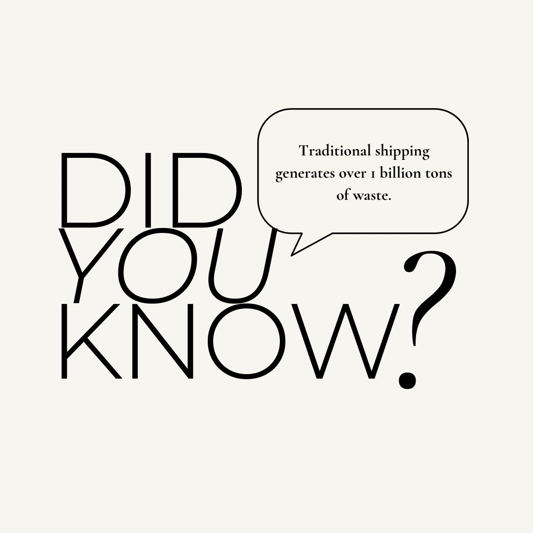 thelimeloop's tweet image. Did you know that traditional shipping generates over 1 billion tons of waste annually worldwide? At LimeLoop, we&apos;re committed to reducing this impact with our reusable packaging solutions. 

♻️🌍 #ReduceWaste #LimeLoop&quot;