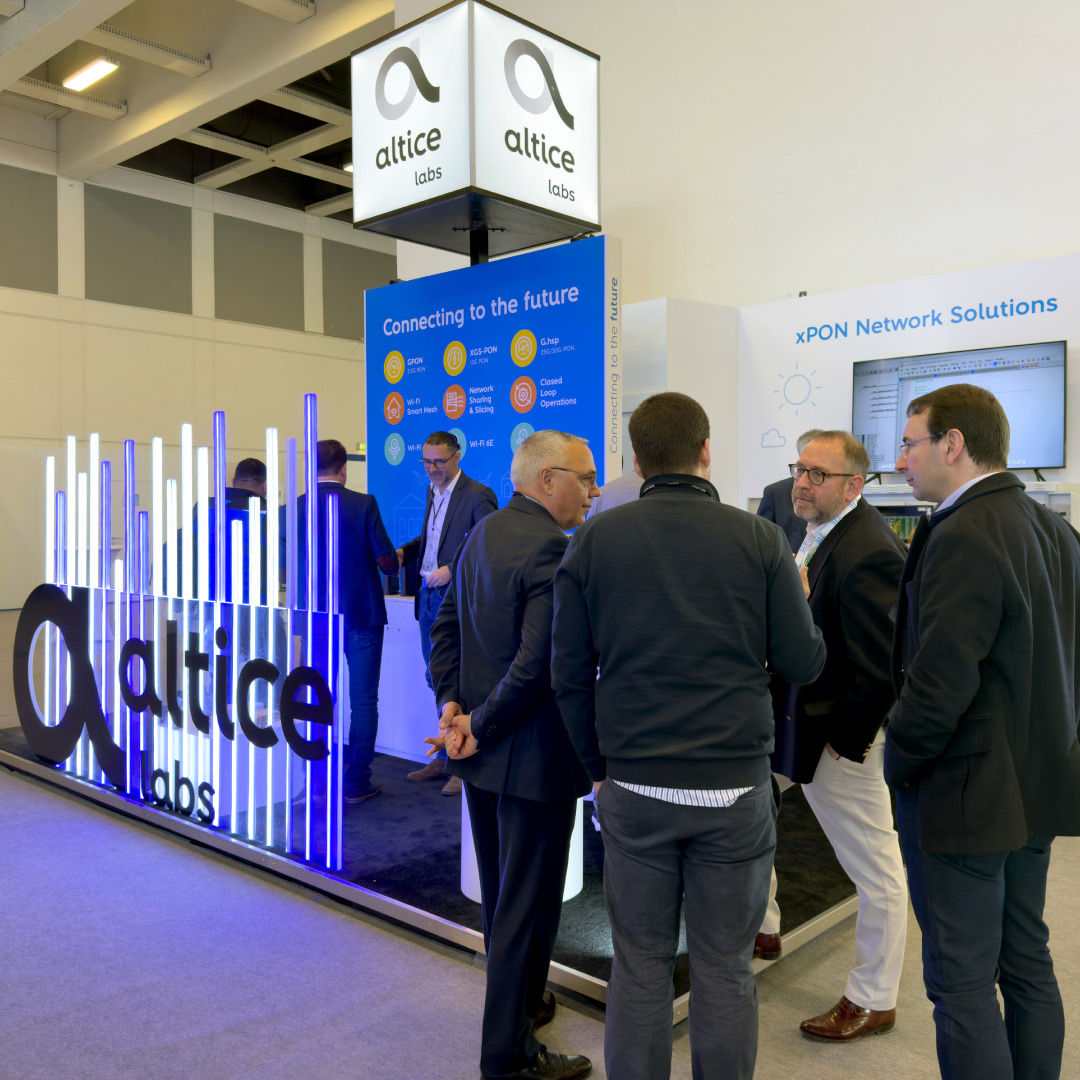 Second day at the FTTH Conference 2024!
Visit us at H1.2 / booth G15 and learn how Altice Labs can assist you in creating customized network solutions, providing equipment, and offering support in monitoring, troubleshooting, configuration, and optimization.

#AlticeLabs #FTTH24