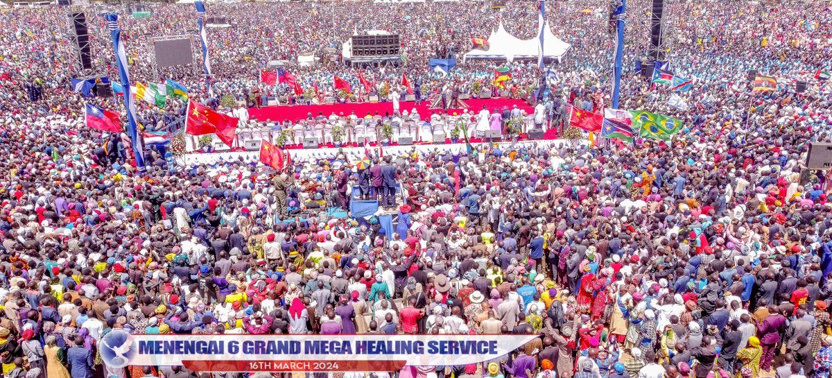 Million of people attended MENENGAI 6,,, and it's very mighty to see many crossover to follow this glorious revival
#Menengai6Chronicles
