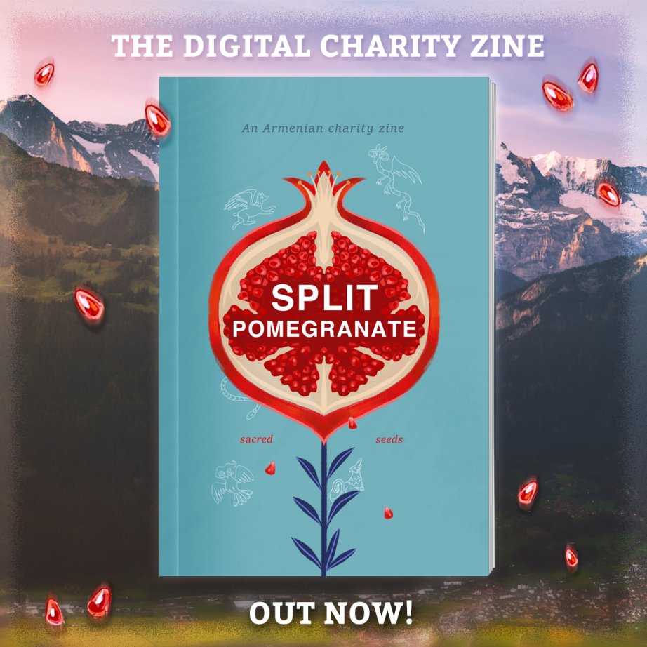 🇦🇲6 months, 93 artists and writers, 175 pages, 100% of profits for donations, Split Pomegranate-Sacred Seeds, The digital Armenian charity zine,  can now be yours!!! Thank you endlessly for your patience on this labor of love!!! #splitpomegranatezine
agavnythepigeon.gumroad.com/l/splitpomegra…