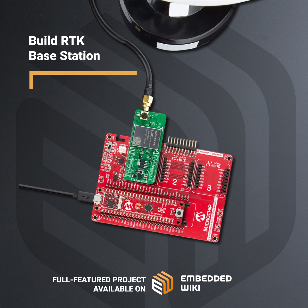 embedded_wiki's tweet image. Build RTK Base station with LG69TASMD and PIC18F47K42TQFP! Check out this ready-for-use project on EmbeddedWiki.com and try it yourself😊 

embeddedwiki.com/articles/templ…