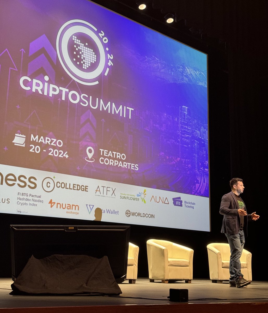 cesarvargas9420's tweet photo. #Criptosummit2024
tendencias y novedades del mundo de las finanzas.
#Cripto #Bitcoin #Ethereum #Blockchain #Innovación #Tecnología #Finanzas https://t.co/NBjJnaTgVs