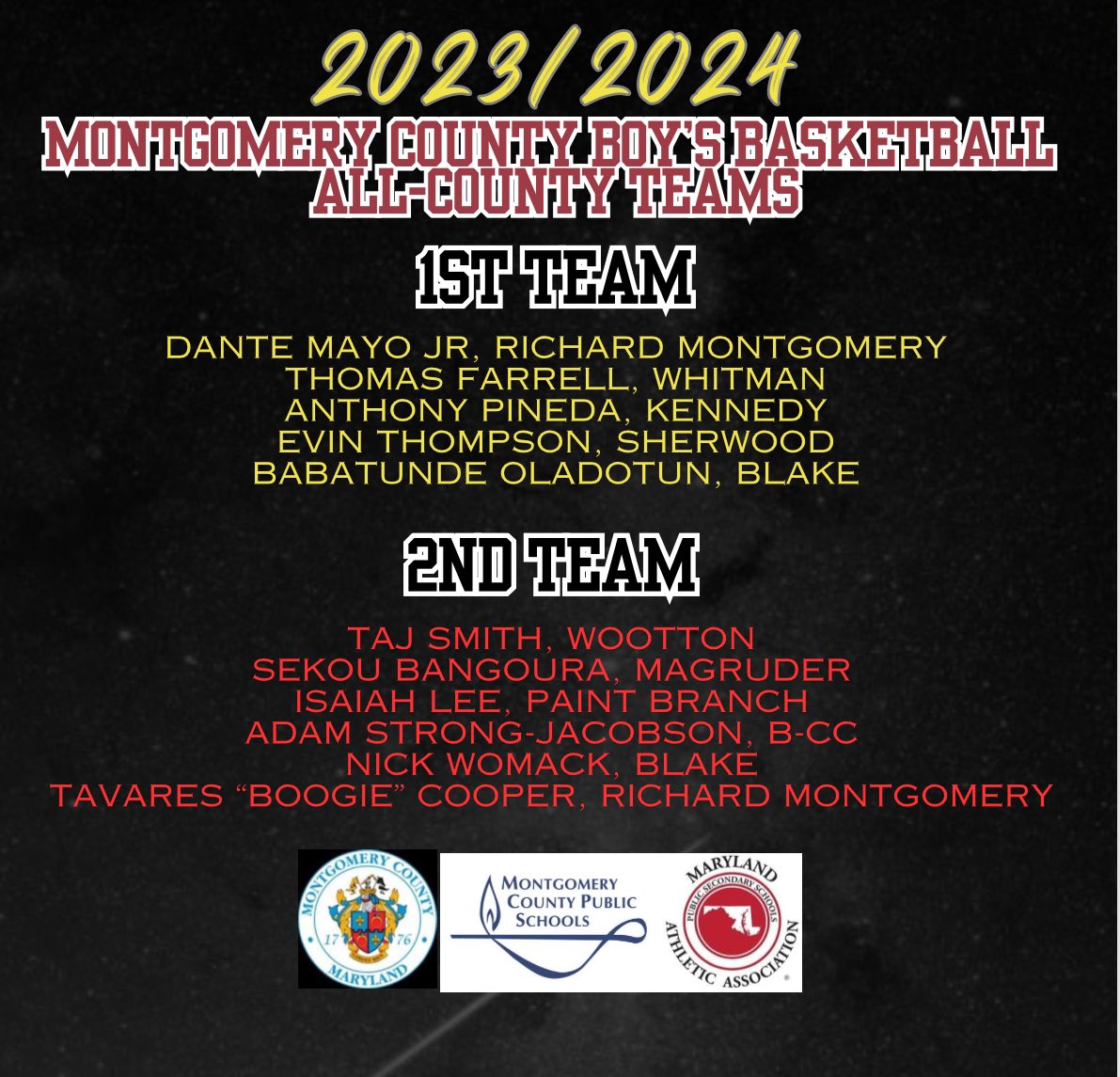 Congrats to our Head Boys Basketball Coach Chris Lun on being named County Coach of the Year &amp; Congrats to Thomas Farrell being named 1st team All -County!!!  Great season by our Vikings!!! <a href="/WWHS_Bethesda/">Walt Whitman High School</a> <a href="/WhitmanBB/">Chris Lun</a>