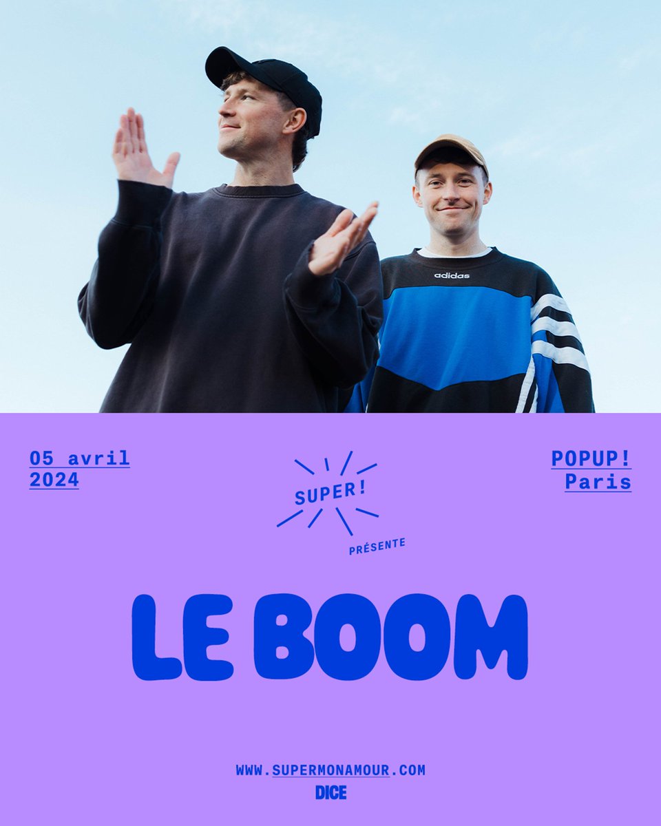 #CONCOURS Gagnez des places pour le concert électro de @weareleboom au @LePopUpduLabel (Paris 12e) le 5 avril ! Pour participer, envoyez vos coordonnées (nom, prénom et n° de tél.) à l’adresse info@popup.paris avec en objet 'Concours Le Boom/ CCI'. 👉Tirage au sort le 2 avril