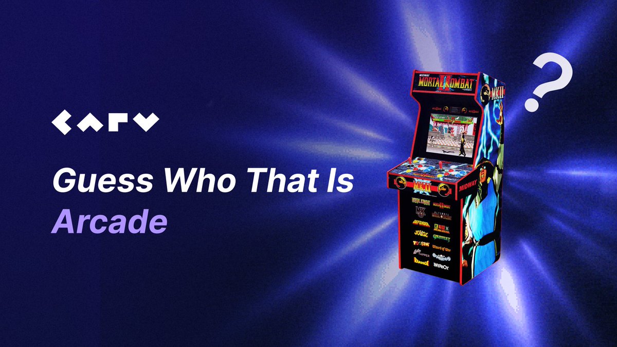 carv_official's tweet image. The possibilities for PLAY are INFINITE♾

Guess which project will join CARV&apos;s next big event!
⚡️Hint: Arcade

🎁Win 100 GEMs, plus extra 50 $SOUL if you guess hits the mark! Comment and tag the project twitter handle below and submit your guess via POW👉carv.io/events/1f83440……
