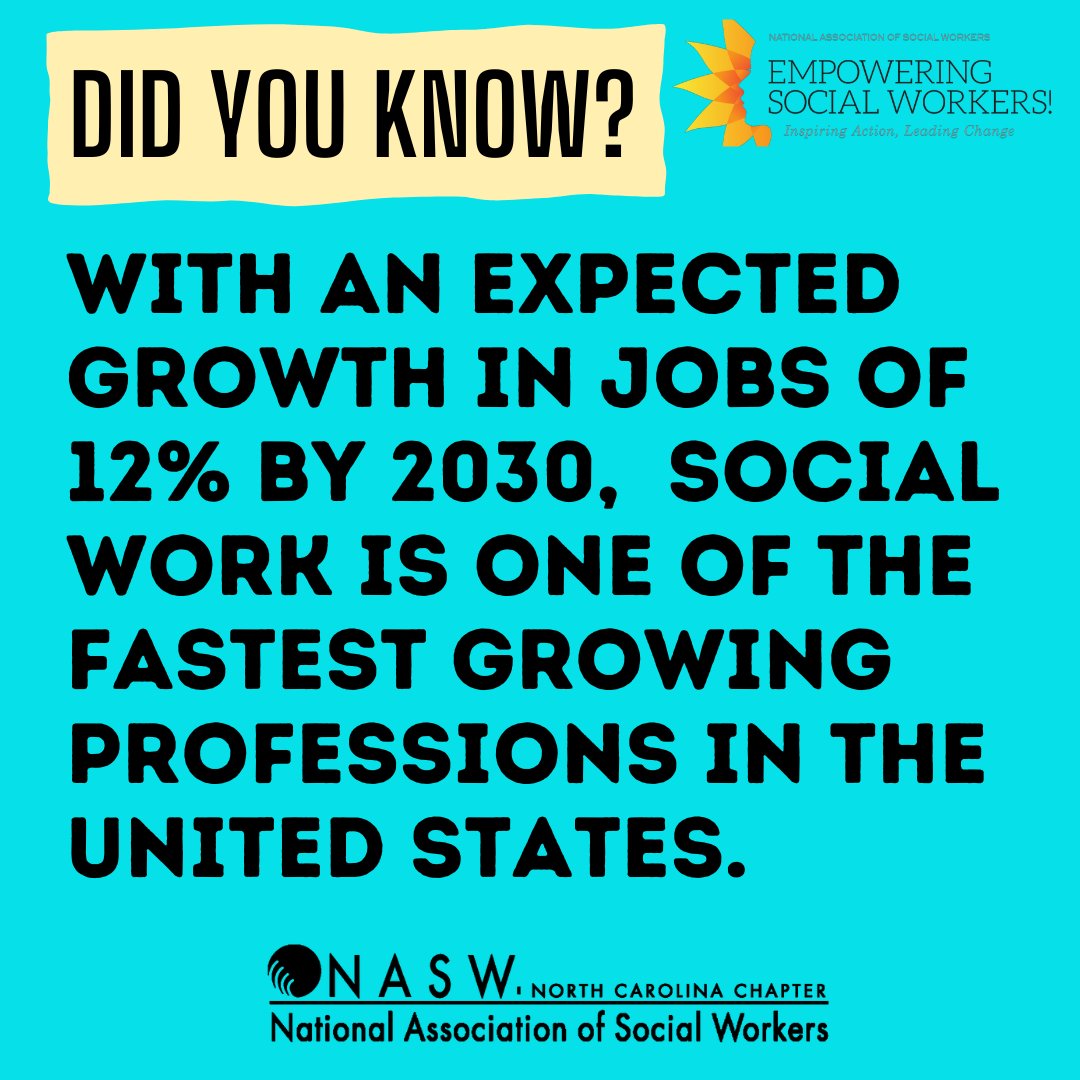 Everybody wants to be a social worker! Find more facts about social workers here: socialworkers.org/News/Facts/Soc… #naswnc #nasw #msw #bsw #lcsw #socialwork #socialworker #socialworkers #socialworkmonth #SWMonth2024