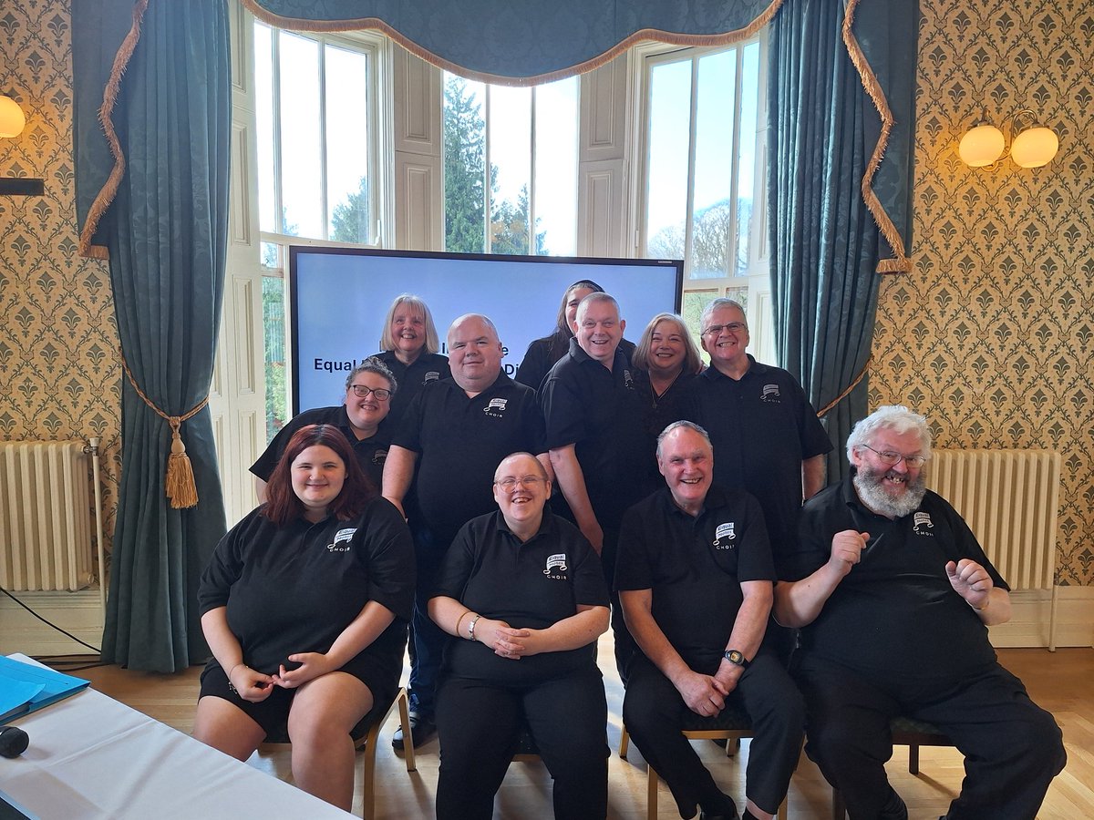 Thank you <a href="/NI_SCC/">Northern Ireland Social Care Council</a> for the invitation to sing at your research conference today. We and <a href="/_karendiamond/">Karen Diamond</a> had a great time.