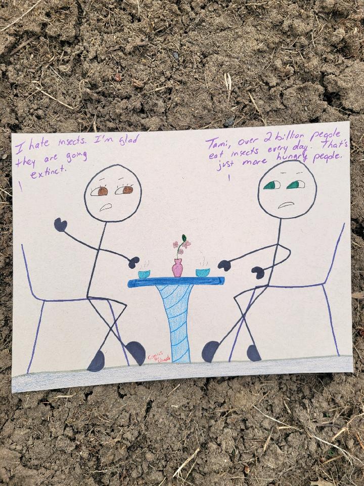 ComicsClimate's tweet image. Comic #165 #ComicsForClimate #insects #InsectExtinction #food #InsectsAreImportant #research #culture #climate #climatechange #comic