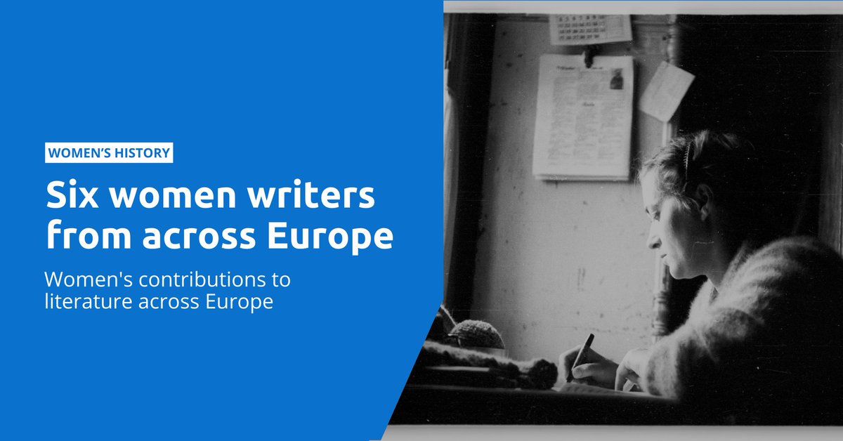 Who is your favourite woman writer? Read our blog looking at six female writers from across Europe, who have left a mark on the world of literature. ➡️bit.ly/4a1O6O3 #WomensHistoryMonth #WHM