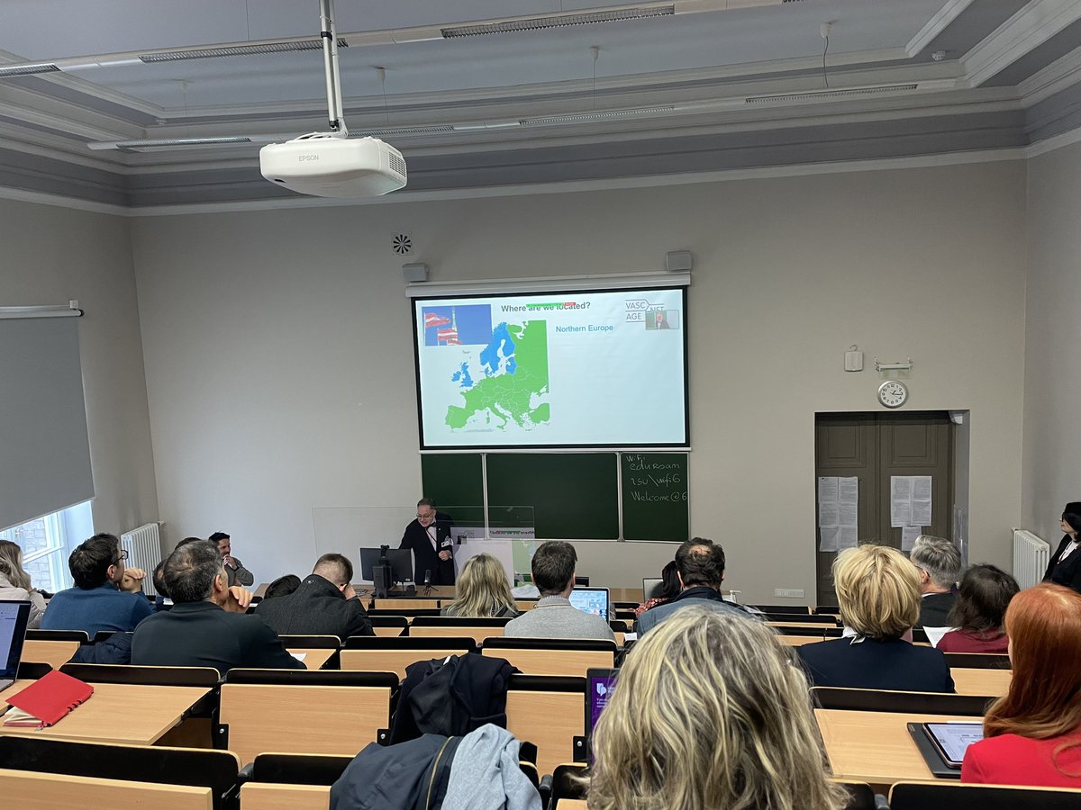 Great to be at the @VascAgeNet workshops in Riga 🇱🇻 and hear about the exciting vascular ageing research going on and present our own research @CardiffMetCSSHS and @NCRN_Wales.