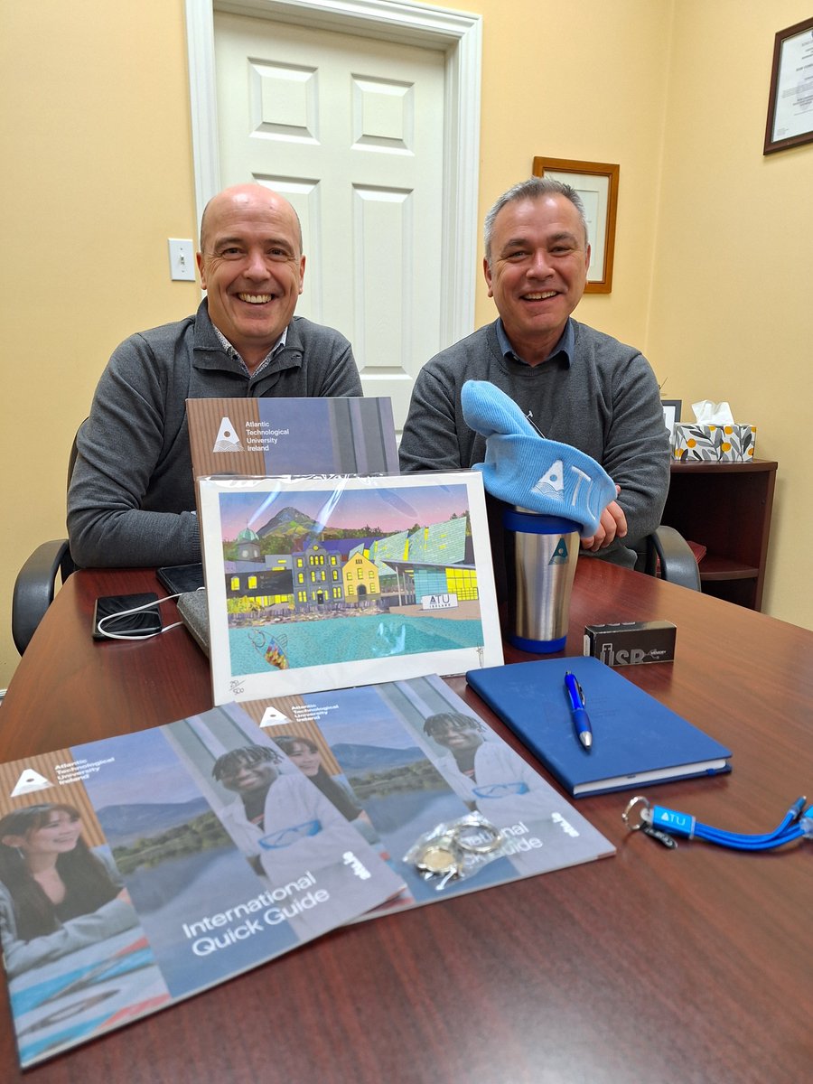 It was great hosting Patrick Lynch from @atusligo_global  in Ireland at KOM’s office yesterday. Our team thoroughly enjoyed the delicious treats and swag that Patrick brought along.
#studyabroad #ireland #atu