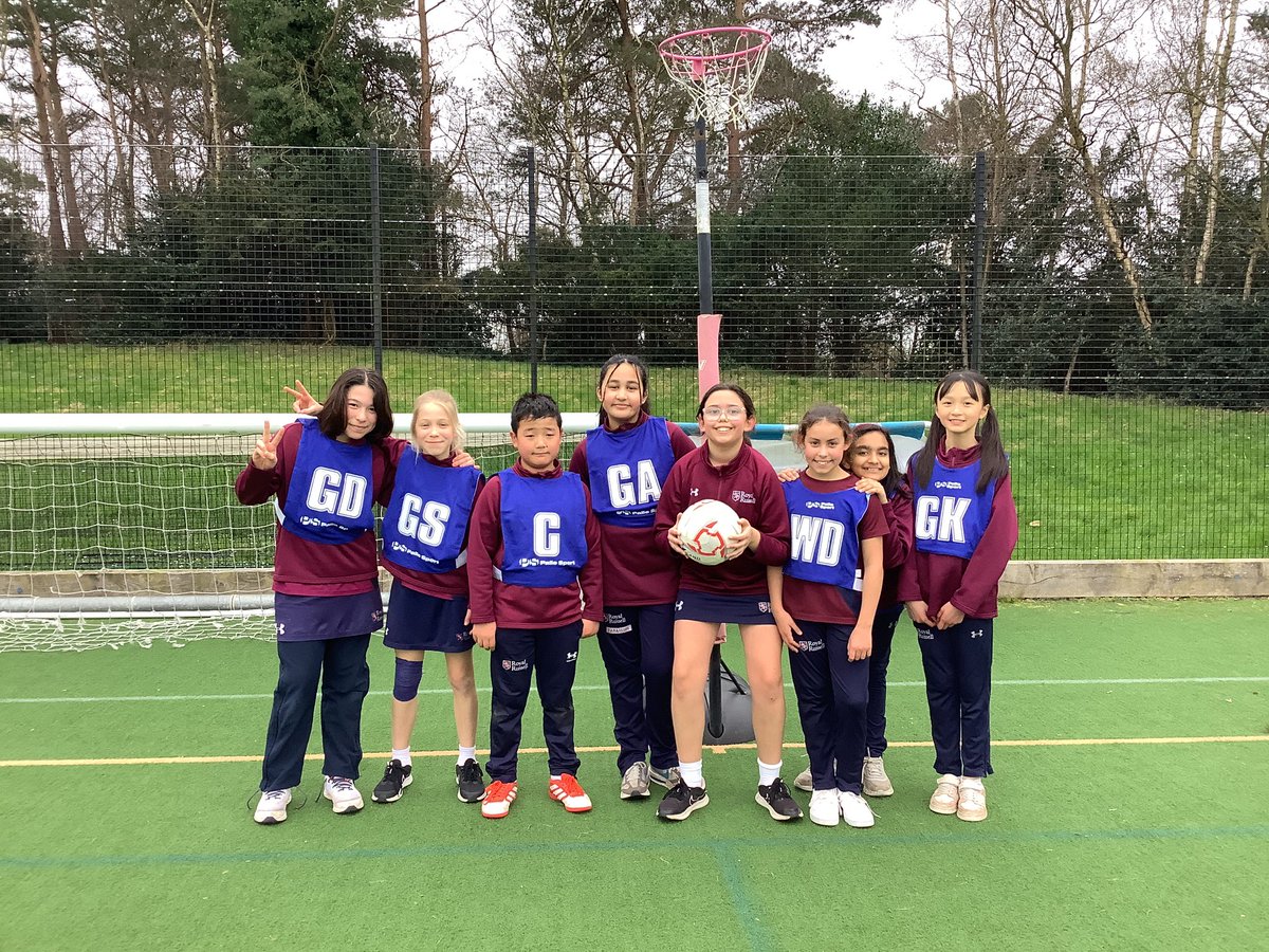 A great game of 7 a side netball for the U11 girls in their last netball match in the Junior School. They adapted to the different positions and larger court ready for their transition to year 7 #fun #netball 🏐