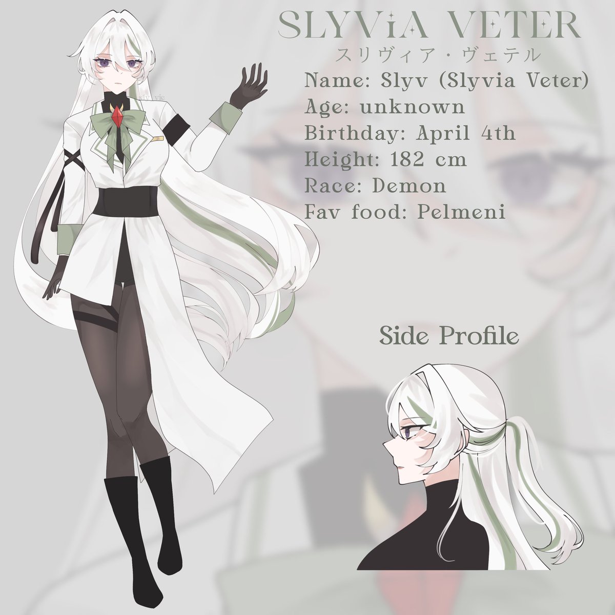 s1y_vie's tweet photo. Slyvia Veter || The Demon of Wrath
→ Height: 182 cm
→ Birthday: 4/4
→ Race: Demon
#oc #ocart #slyv #slyviaveter https://t.co/1gtpRO9yde
