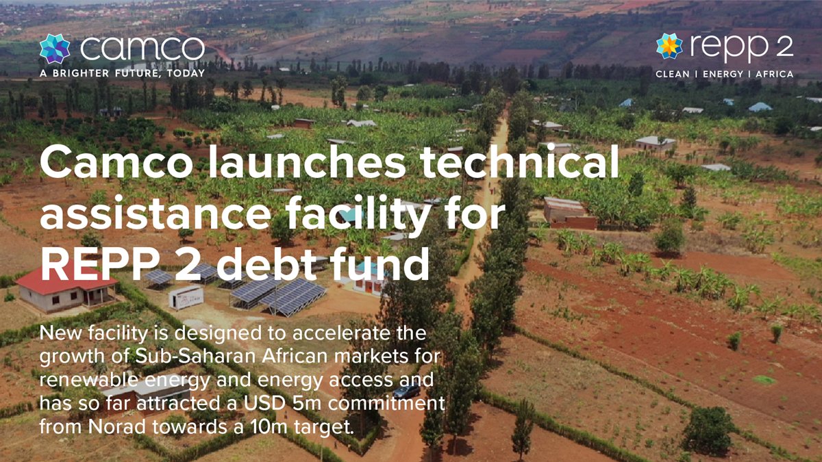 Today we launched a new #technicalassistance facility as an accelerator for our REPP 2 debt fund. With USD 5m secured from <a href="/noradno/">Norad</a> towards our USD 10m target, we're poised for impact! 
👉 ow.ly/mGeb50QXKlz