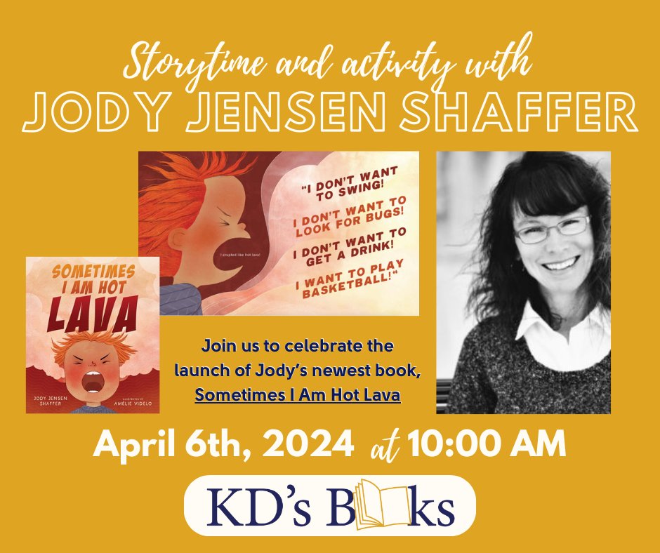 🌋😊BOOK LAUNCH and STORYTIME!😊🌋 Hope to see you in Lee's Summit on April 6! Preorder cutt.ly/Uw2BVawo