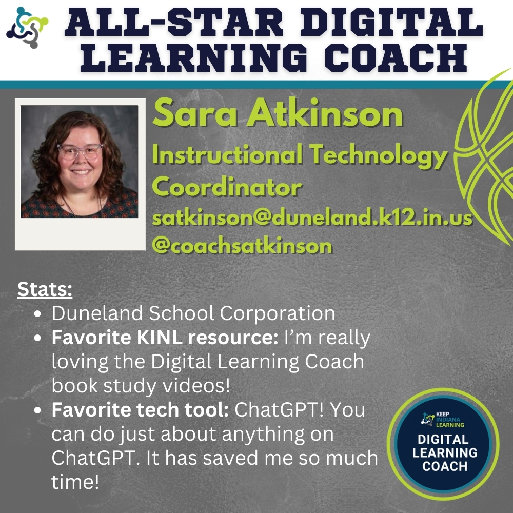 KeepINLearning's tweet image. Our #VirtuallyDifferent Digital Learning Coaches are All Stars! They support educators in their local districts as well as across the state. We appreciate all they do to support learning for students and educators!  @coachsatkinson