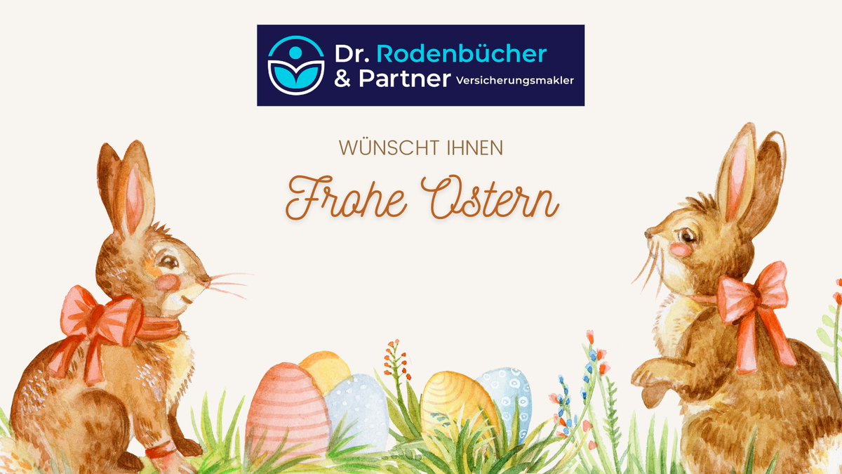 Frohe #Ostern!
Wir wünsche allen ein wunderschönes #Osterfest voller Freude  und leckerem Essen! Genießen Sie die Zeit mit Ihrer Familie und Ihren Freunden.

Wir sind über Ostern per Telefon und Mail zu erreichen, falls Sie uns brauchen.