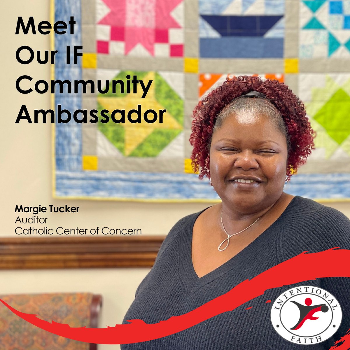 IFhuntsville's tweet photo. We ❤️ our CAs! Margie Tucker is a licensed CNA & has a degree in phlebotomy, but volunteer work at the Catholic Center of Concern-Huntsville (CCC) highlighted her administrative abilities and the rest is history. Margie loves her job! #ifhsv #discoveringpurpose #community https://t.co/ykpBY0LSaH