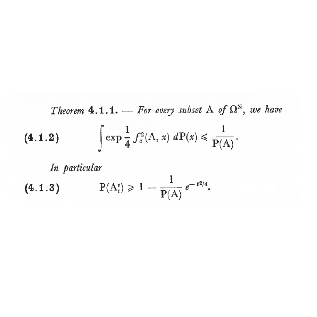 Michel Talagrand, laureate of the 2024 <a href="/abel_prize/">The Abel Prize</a>, published a pioneering article on the concentration of measure phenomenon in vol 81 of the Publications Mathématiques de l'IHES. The article notably features Talagrand's famous concentration inequality.
link.springer.com/article/10.100…