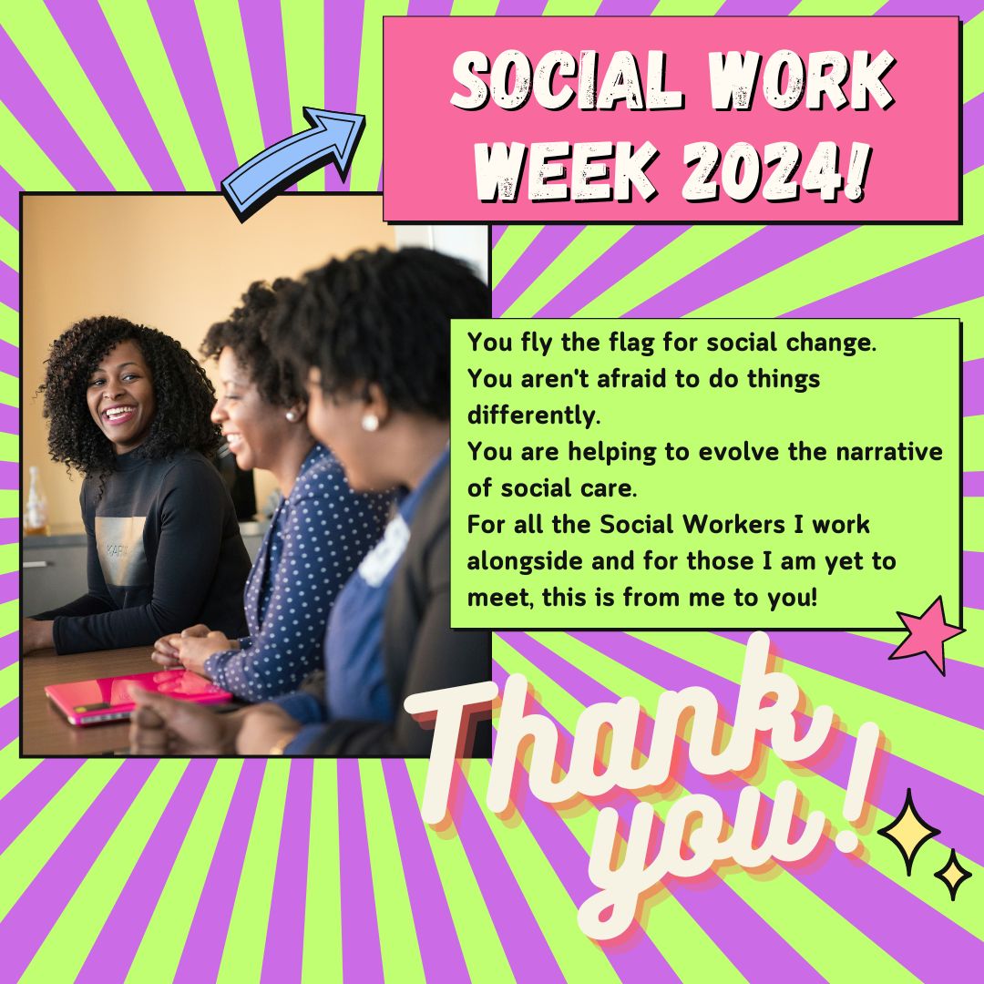I am constantly inspired by the talented professionals I have the privilege of working alongside every day. Your dedication and expertise fill me with awe, and I am honoured to be able to support you in your careers. Thank you!

#SocialWorkWeek2024