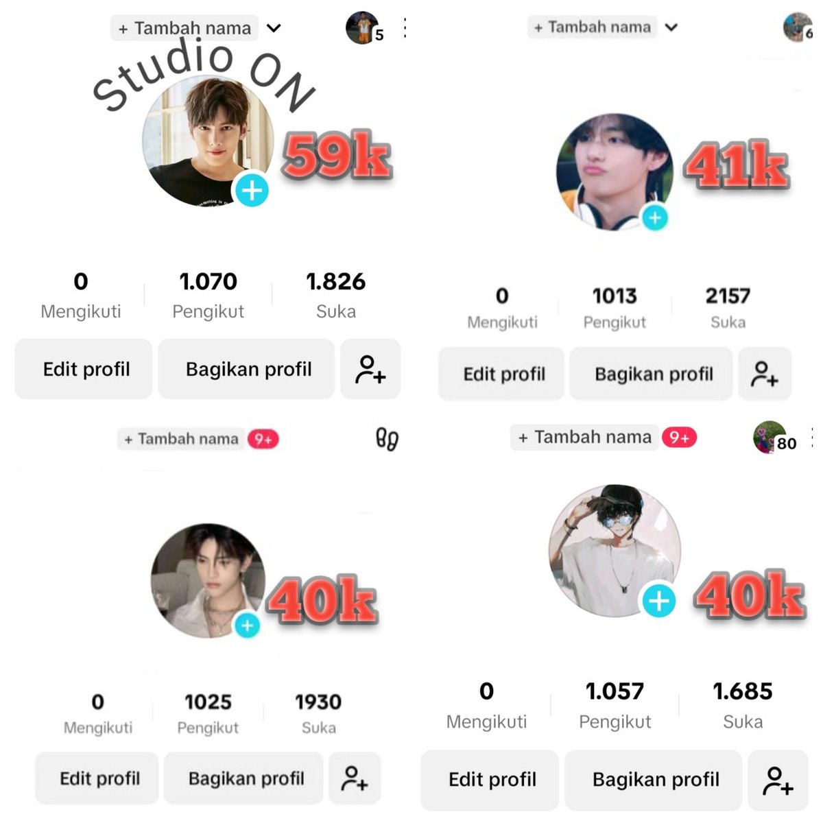winstonleoz's tweet photo. @txtInterMiami Ada nih kak
Keterangan akun :
-live 2 macam (cam &amp; game)
-tiktok shop affiliate on
-bisa ganti data
-bisa ganti usn/nama
-fols aktif real indo, no bot/suntik
-akun sehat/no minus
-bisa tempel link di bio
Kalo minat langsung wa saja https://t.co/7fntPi5JIG https://t.co/PUjL2Fo1nG